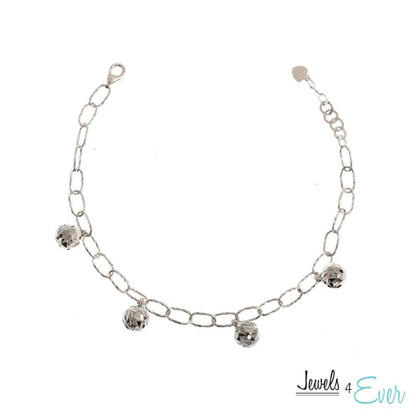 Sterling Silver Jingle Ball Bracelet