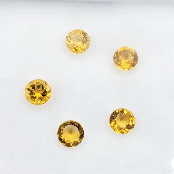 4X4mm Round Loose Gemstones
