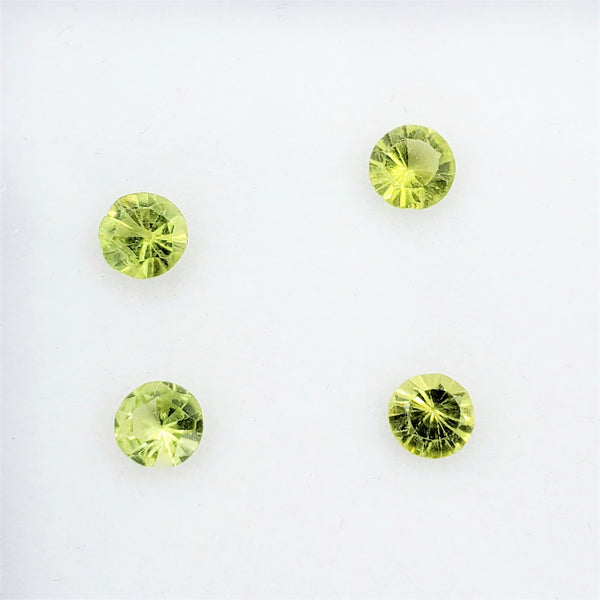 4X4mm Round Loose Gemstones