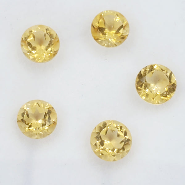 5X5mm Round Loose Gemstones