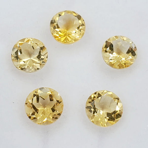 6X6mm Round Loose Gemstones