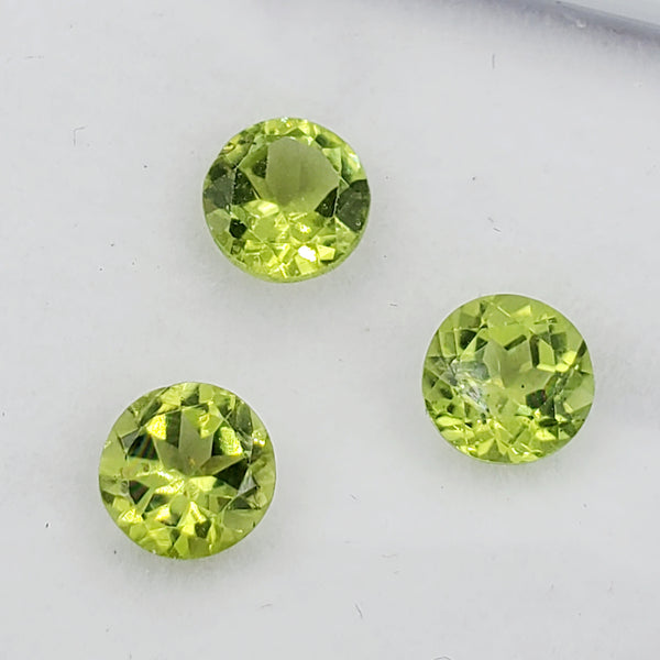 6X6mm Round Loose Gemstones