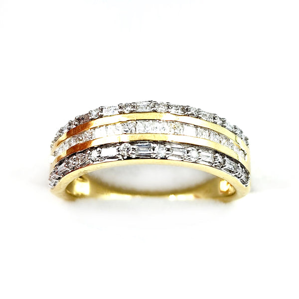 10K Yellow Gold Diamond Ring