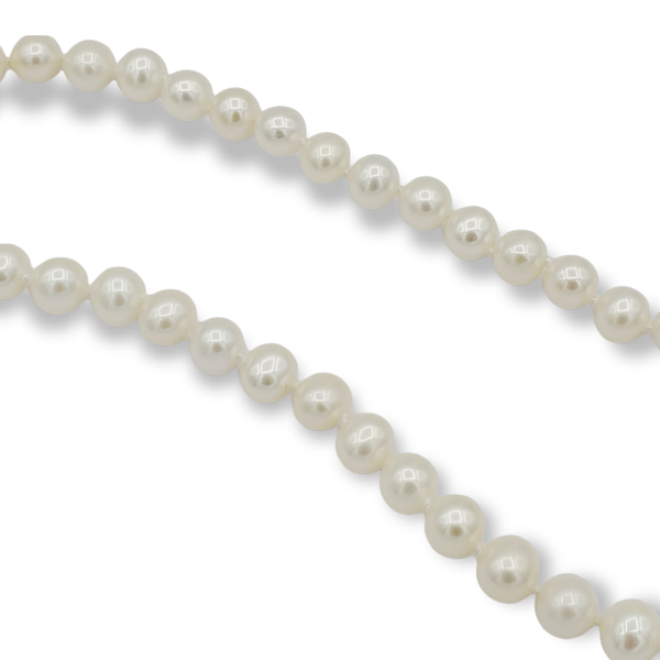 14kt Gold Genuine Freshwater Cultured Pearls Necklace