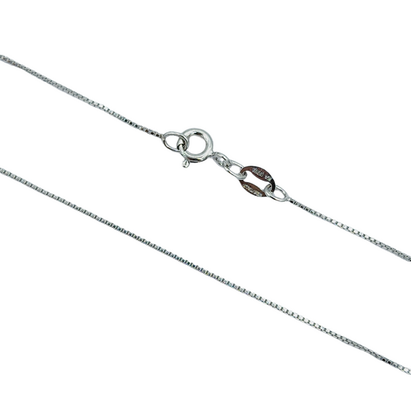 Sterling Silver Cross Diamond 0.35ct Pendant & Chain