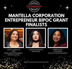 Our CEO is one of the Mantella Corporation Entrepreneur BIPOC Grant Award Finalists