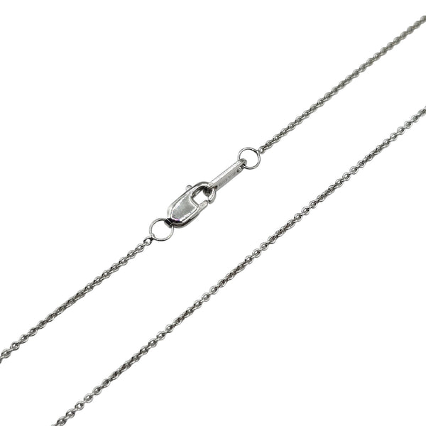 Sterling Silver Diamond Pendant with Chain