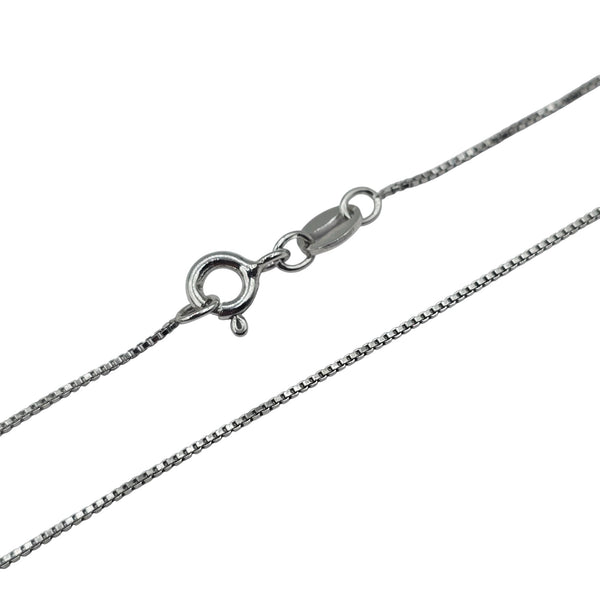 Sterling Silver Diamond Pendant with Chain