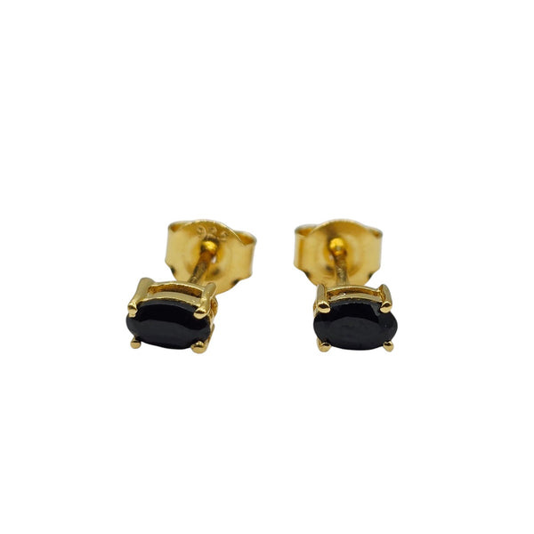Gold Plated Sterling Silver Gemstone Earrings