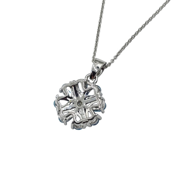 Sterling Silver Ring, Earrings and Necklace Set with Gemstone