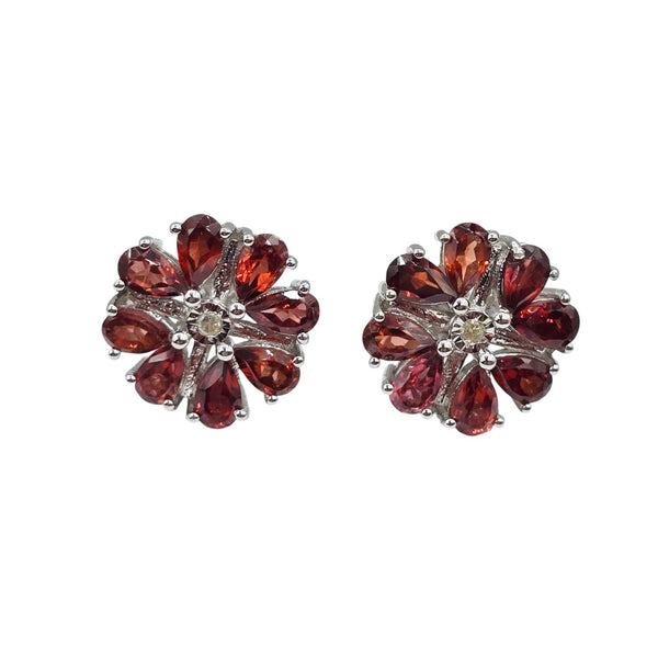 Sterling Silver Ring, Earrings and Necklace Set with Gemstone