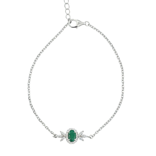 Sterling Silver Set of Necklace, Earrings, Bracelet, and Ring