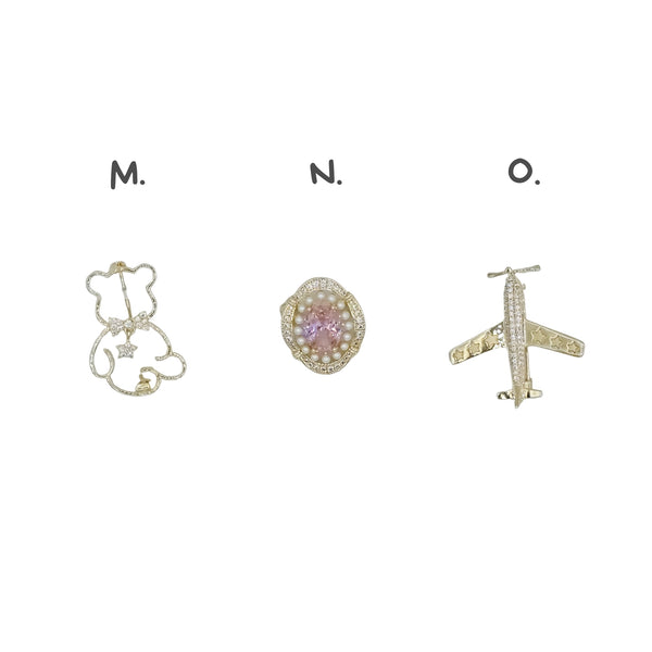 Copper-base Brooches