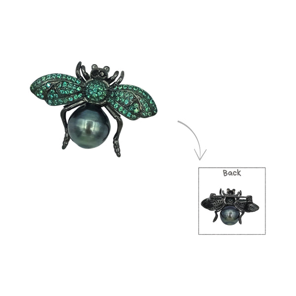 St. Silver Brooches with Pearls