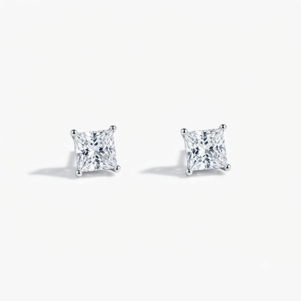 Sterling Silver Earrings with CZ