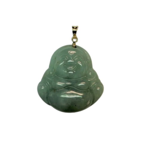 14K Yellow Gold Buddha Pendant