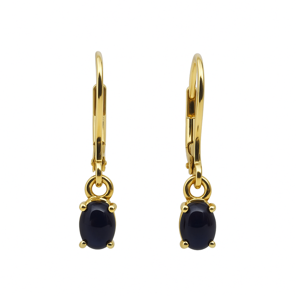 Gold Plated Sterling Silver Gemstone Earrings