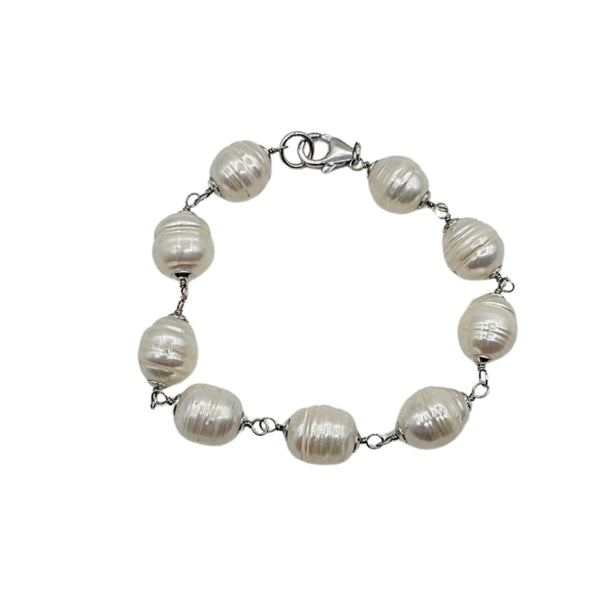 Genuine Freshwater Pearls 10-12mm Necklace and Bracelet