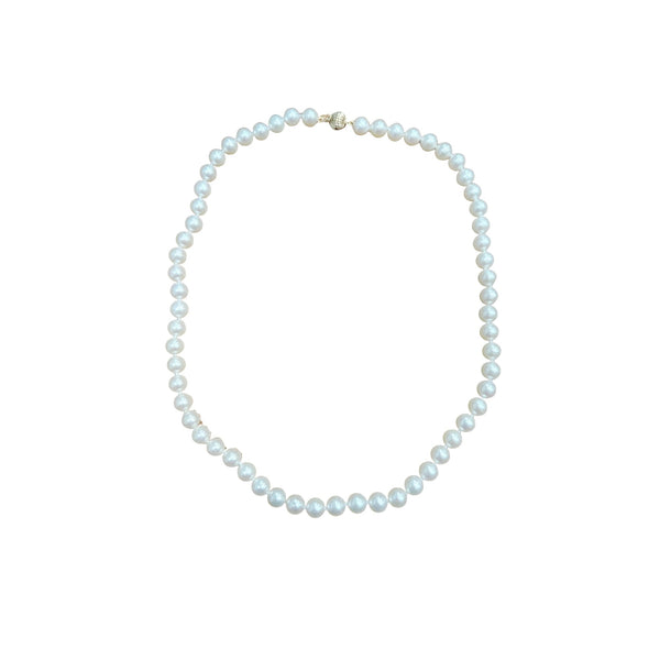 14kt Gold Genuine Freshwater Cultured Pearls Necklace